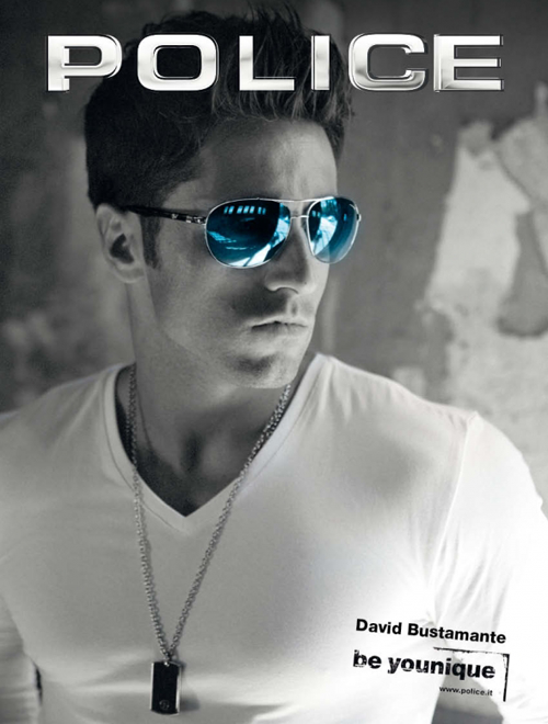 David Bustamante con gafas Police -